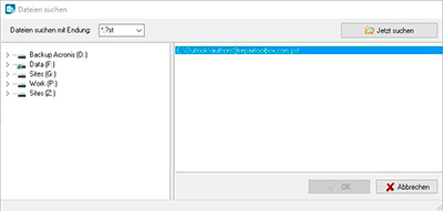 select file from the Microsoft Mail Profile