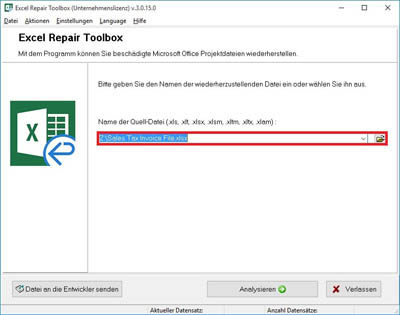 select file