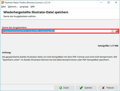 select file name