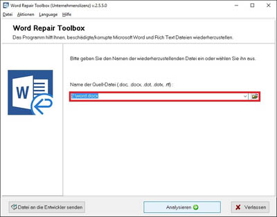 select file