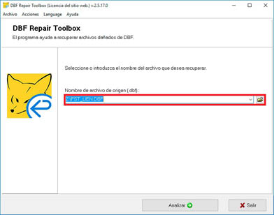select file