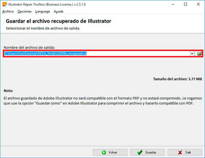 select file name
