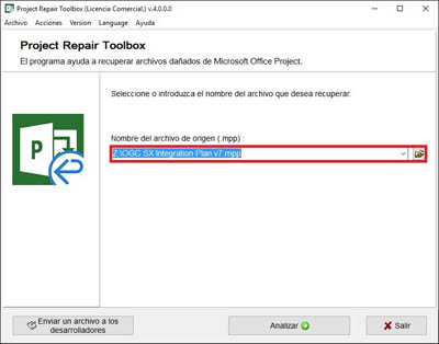 select file project