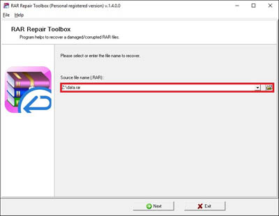 select file rar