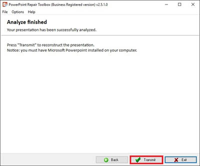 transmit powerpoint